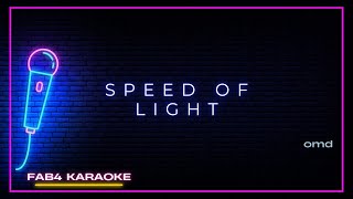 omd · speed of light (karaoke version)