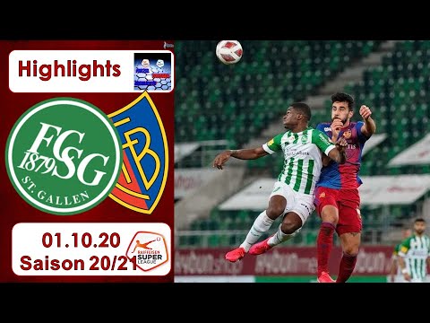 Highlights: FC St.Gallen vs FC Basel (01.11.2020)