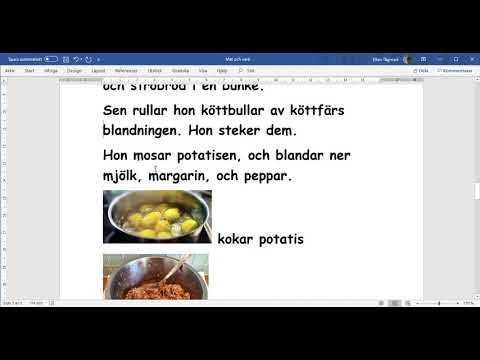 Eva lagar köttbullar