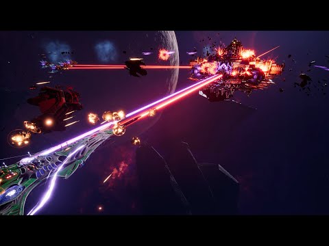 Craftworld Aeldari vs Space Marines - Skalgrim Mod - Massive Battle - Battlefleet Gothic Armada 2