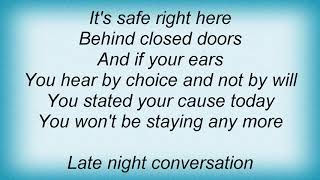 Josh Rouse - Late Night Conversation Lyrics