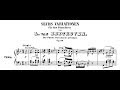 Beethoven: 6 Variations on an Original Theme in F Major, Op.34 (Mustonen, Lortie, Korstick)