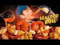 ASMR SEAFOOD BOIL MUKBANG 먹방 COOKING EATING SOUNDS Zach Choi ASMR