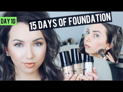 NEW LA GIRL PRO COVERAGE HD Foundation & WHITE MIXER {Review & Demo} 15 DAYS OF FOUNDATION