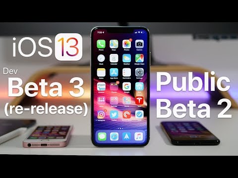 iOS 13 Public Beta 2 and Dev Beta 3 Re-release - What's New? Video