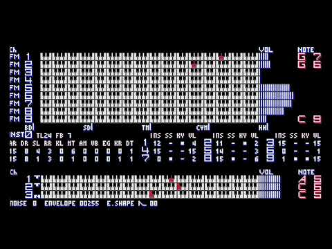 [YM2413] Xak - Land of Flames, The Sky - in the style of PC88-OPN ver.