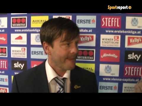 2010-01-19 Vienna Capitals vs. Acroni Jesenice - Interview Kevin Gaudet
