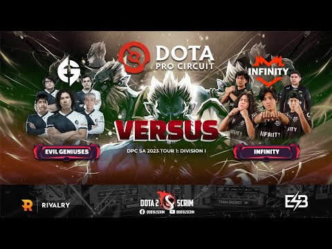 Evil Geniuses vs Infinity - DPC SA 2023 Tour 1: Division I - Game Highlights - BO3