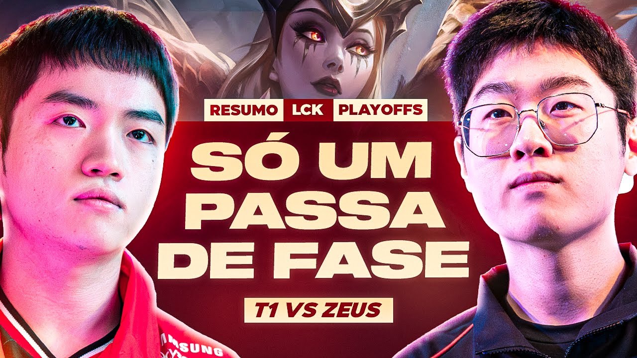 T1 x HLE: ZEUS CONTRA T1 e KERIA DE LEBLANC SUP