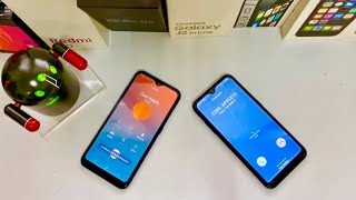 Two identical Samsung A10 with different versions of Android 10 and 11 / Incoming and outgoing calls