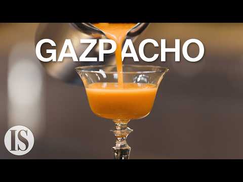 Il Gazpacho del ristorante 3 stelle Michelin spagnolo Cocina Hermanos Torres