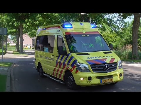 A1 Ambulance 08-131 met spoed in Beuningen