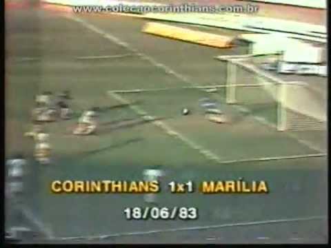 Corinthians 1 x 1 Marília - 18 / 06 / 1983
