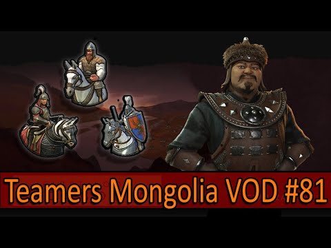 Mongolian Domination Speedrun | Stream VOD #81 Civ 6 Multiplayer Teamers