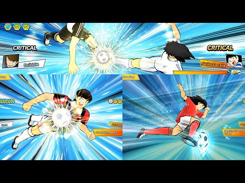 Izawa - Kishida - Aoi - 2 New 1 Old Skill 1080p60 | Captain Tsubasa: Dream Team