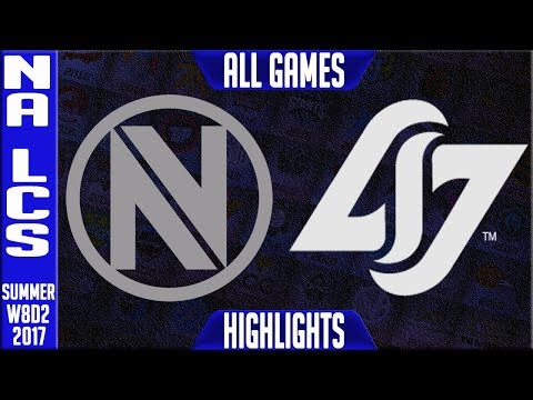 CLG vs Team Envy Highlights ALL GAMES Week 8 NA LCS Summer 2017 CLG vs NV