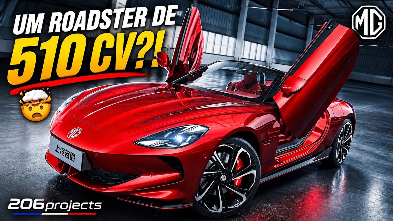 MG CYBERSTER: dirigi o roadster elétrico de 510 cv!
