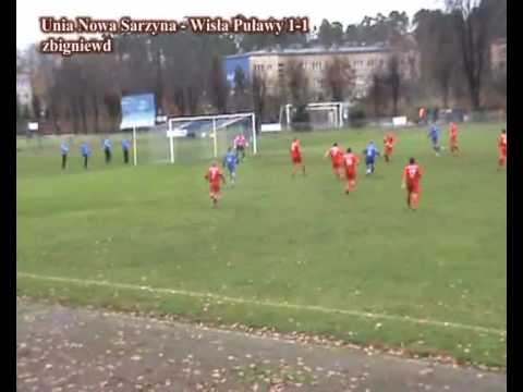 Unia Nowa Sarzyna - Wisła Puławy 1-1 (U:Juda)  III Liga 2009/2010 11.11.2009r. 15 kolejka