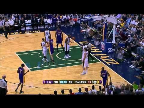 01 11 2012   Lakers vs  Jazz   Kobe Bryant Highlights