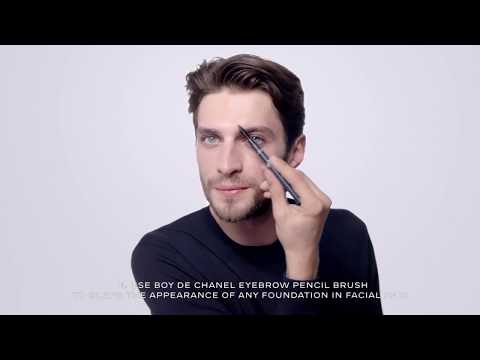Boy de Chanel How to Natural Men's Makeup Look with Full Beard