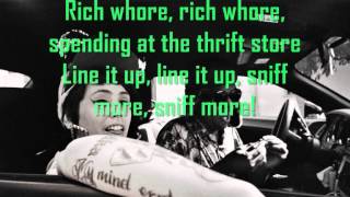 Kreayshawn - Rich Whore with lyrics (HD)