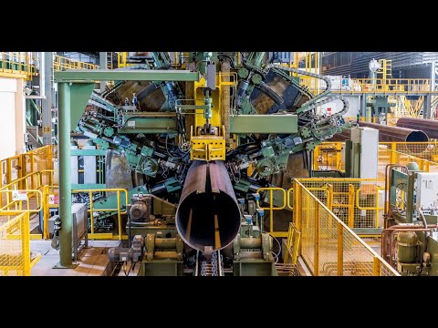 LSAW steel pipe production process