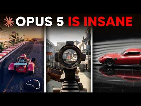 Video Thumbnail: 10 INSANE Things Created With Claude Opus 5 (Opus 5 Use Cases)