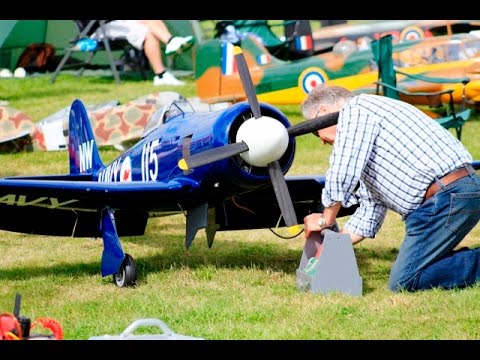 1/4 SCALE RC HAWKER SEAFURY - MOKI 300cc 5 CYL RADIAL TREVOR WOOD WILLIS WARBIRDS - 2016