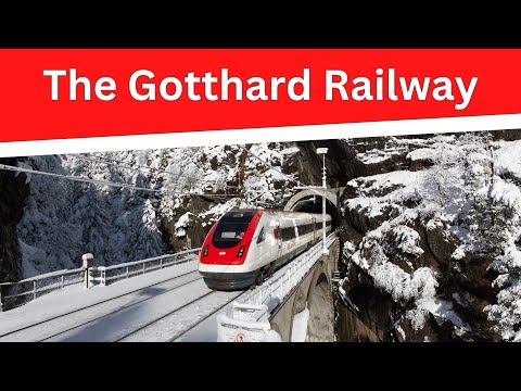 Gotthard Railway Line Overview: Immensee - Chiasso, Switzerland