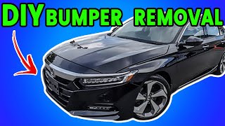 DIY: 2018 - 2019 - 2020 Honda Accord Front Bumper Removal / Takeout - Any Bumper Takeout