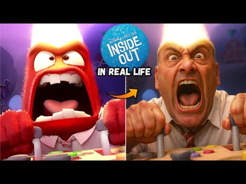 🤯 INSIDE OUT in REAL LIFE | AI Transformation (Joy, Sadness, Anger)