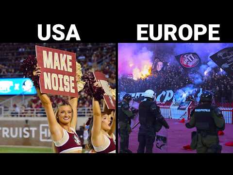 Football fans and atmosphere USA vs Europe Pt. 2