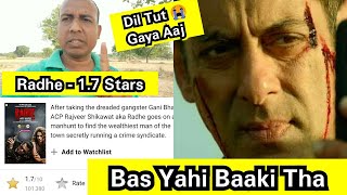 Radhe IMDB Ratings - 1.7 Stars, Salman Khan Fans Maine Aapko Kal Hi Warn Kiya Tha Ki Ye Aur Kam Hoga