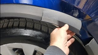 2016 Tesla Model X Real Fender Trim Replacement