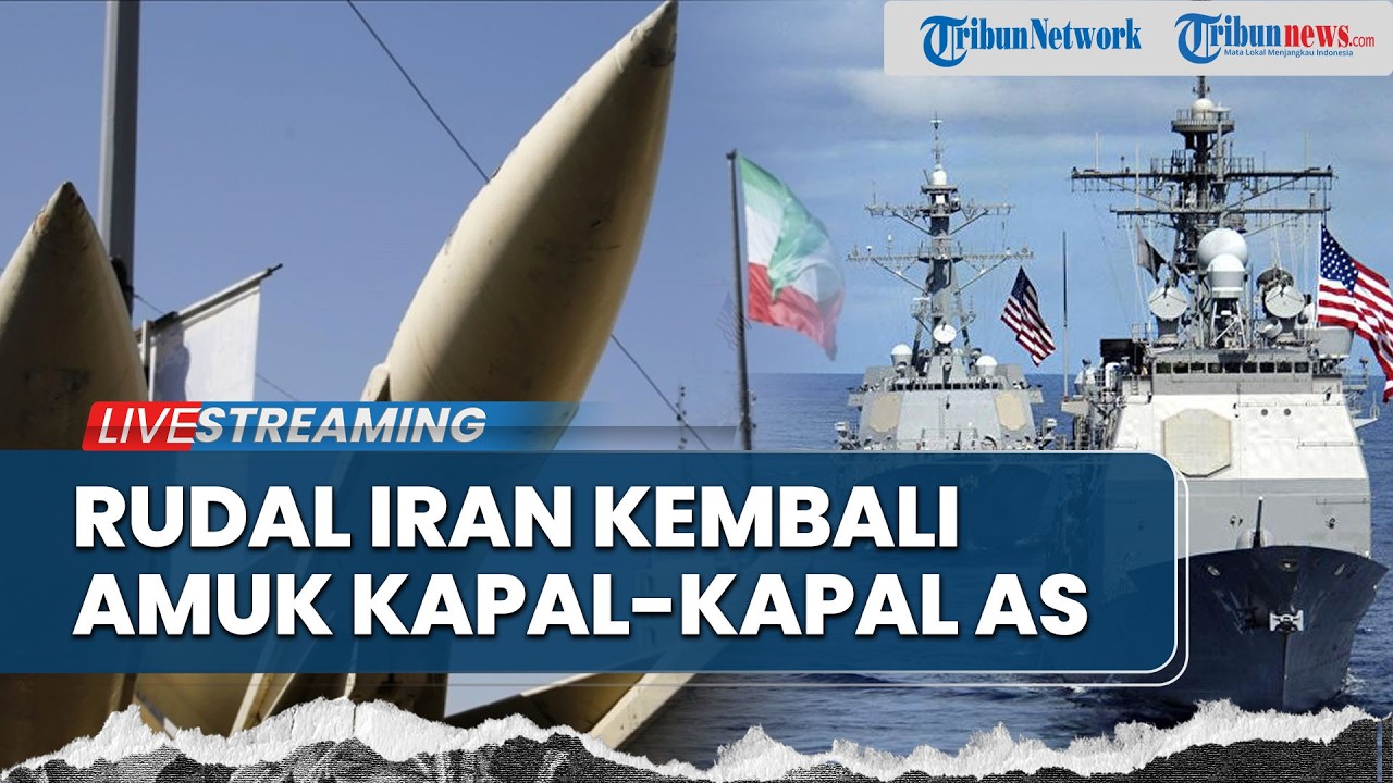 Rudal Iran Sasar Kapal Militer AS, Trump Disebut Bakal Serang Teheran Lagi, Korut & China Murka