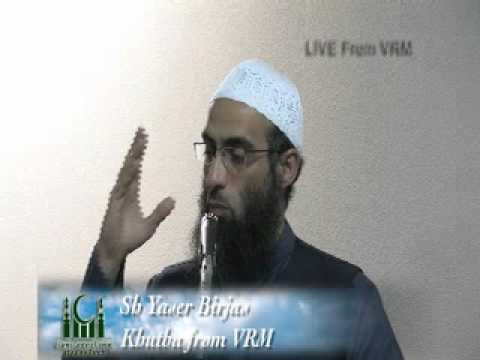Friday Khutbah (2011-11-11)