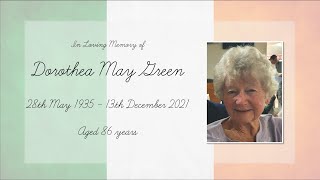 Memorial service for Dorothea May Green