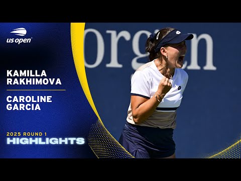 Kamilla Rakhimova vs. Caroline Garcia Highlights | 2025 US Open Round 1