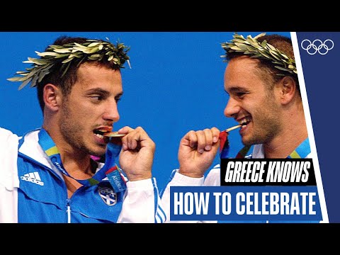 🔥Last Minute Gold 🇬🇷 Greece knows how to celebrate an Olympic medal! 🎉