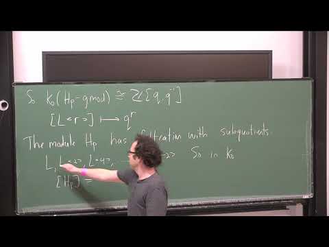 p-DG structures in higher representation theory, J.Sussan (CUNY)