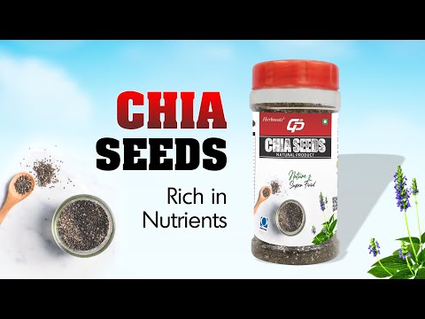 Dried chia seeds, for ready to eat