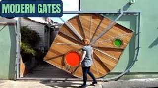 15 OPEN THE GATES! ➤ 2 - Automatic Sliding Folding Gates and Doors Ideas For Modern Homes