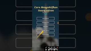 Download lagu CARA MENGAKTIFKAN SUARA ADZAN DI APLIKASI AL QUR'AN INDONESIA #shortvideo #alquran #aplikasiandroid mp3