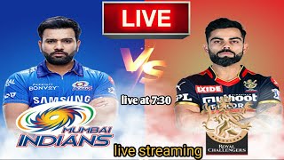 LIVE - IPL 2021 Live Score, MI vs RCB Live Cricket match highlights today