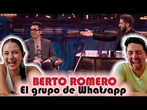 Reacción a LA RESISTENCIA | Berto Romero | El grupo de Whatsapp | Imposible no REIRSE