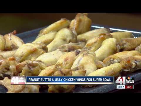 Peanut Butter and Jelly Chicken Wings for Super thumbnail