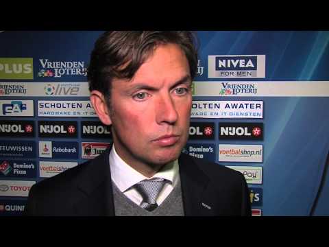 Reactie Alex Pastoor na afloop van N.E.C. - Willem II