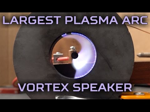 Largest Plasma Arc Vortex Speaker - 1000FPS