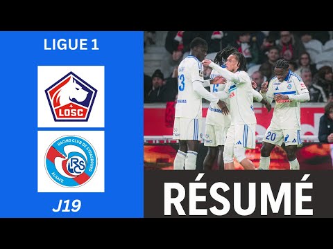 Lille Strasbourg | 1-4 | Résumé | Ligue 1 2025-26 | strasbourg lille