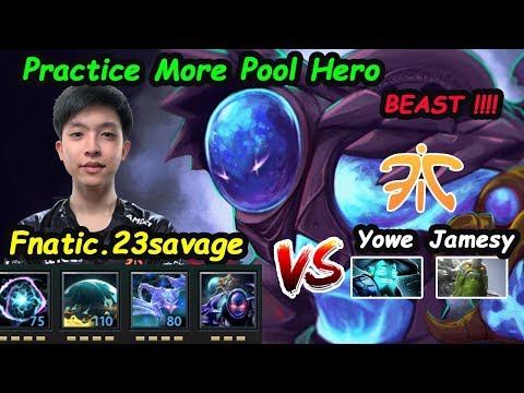 Practice Hard | Fnatic 23savage [Arc Warden] Carry Beast vs Yowe Jamesy 7.24 Dota 2